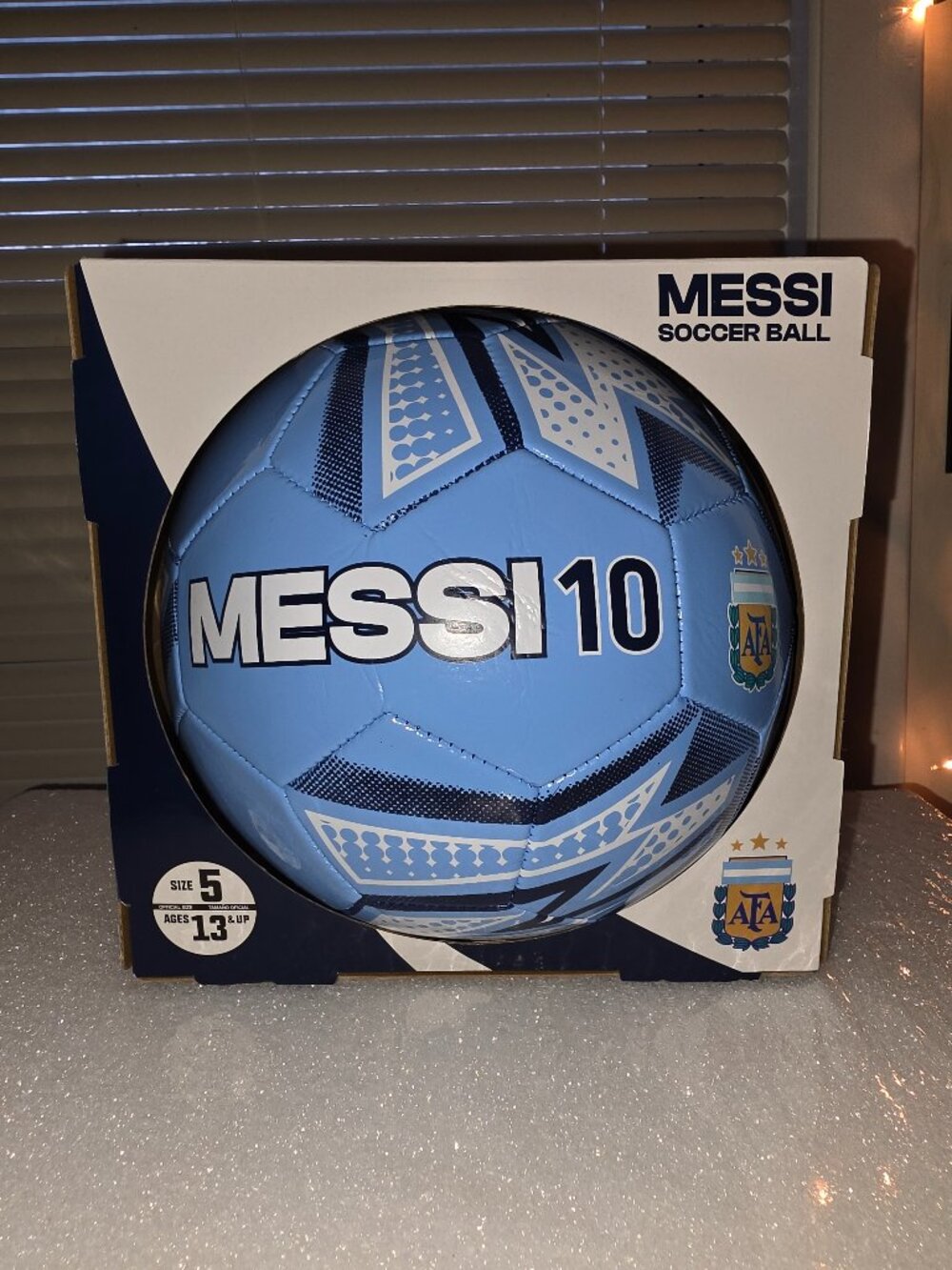 10 Light Blue Soccer Ball - Size 5